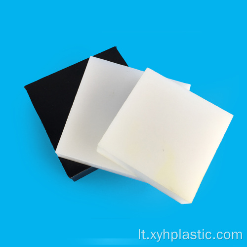 Baltas polietileno HDPE plastikinės plokštės lapas